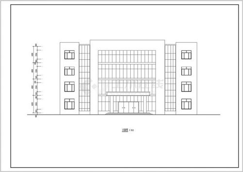 某公司四层综合办公楼建筑设计施工图